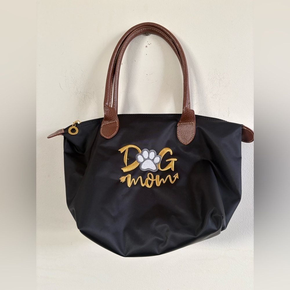 Dog Mom small Tote Bag Eco Shopping Mothers Day Gift for Mama Puppy Lovers